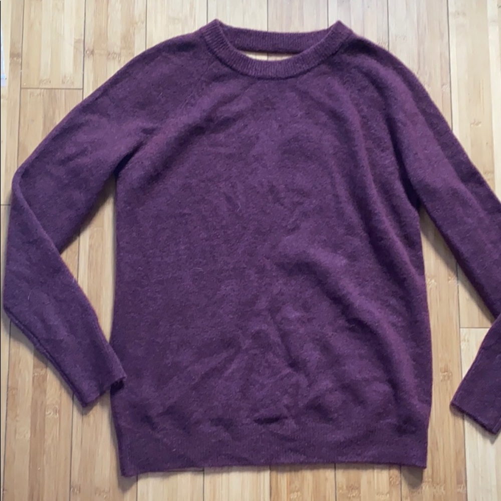 NWOT Loft Maroon Sweater size large